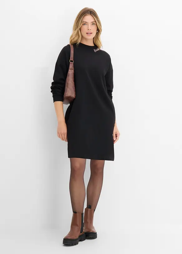 Abito in felpa oversize, bonprix