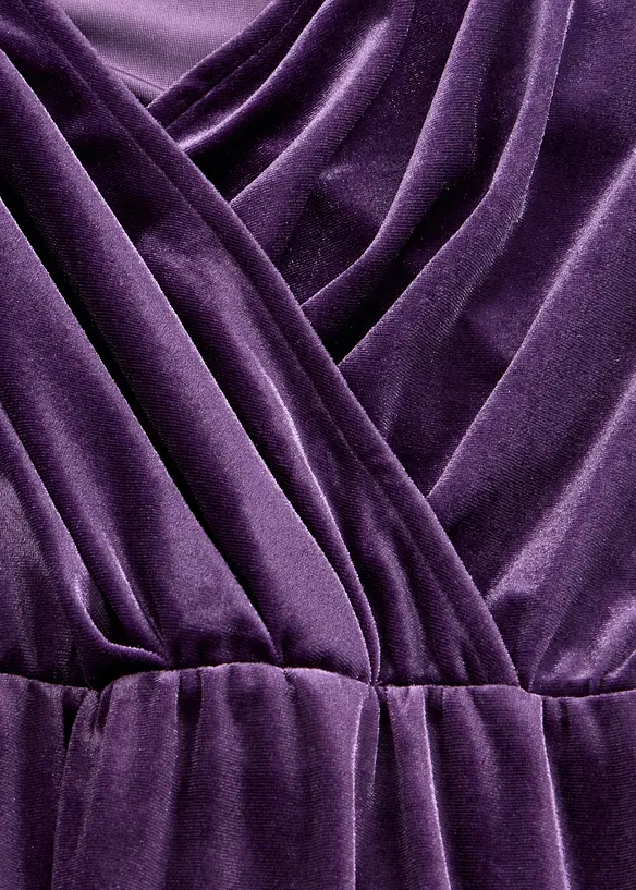 Abito midi in morbido velluto, bonprix