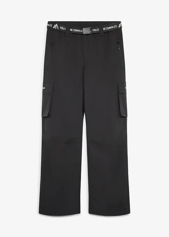 Pantaloni cargo da neve foderati in pile, termici e impermeabili, bonprix