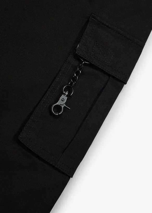 Pantaloni cargo termici con vita e fondo regolabili, bonprix
