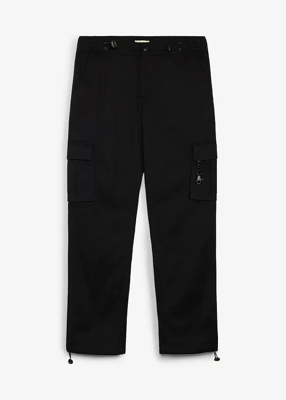 Pantaloni cargo termici con vita e fondo regolabili, bonprix