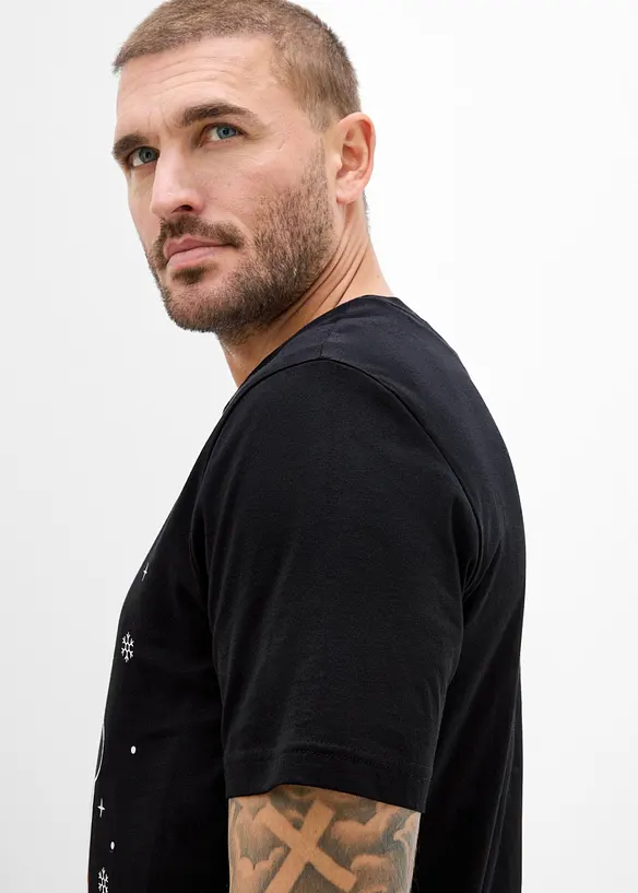 T-shirt natalizia in puro cotone biologico, bonprix