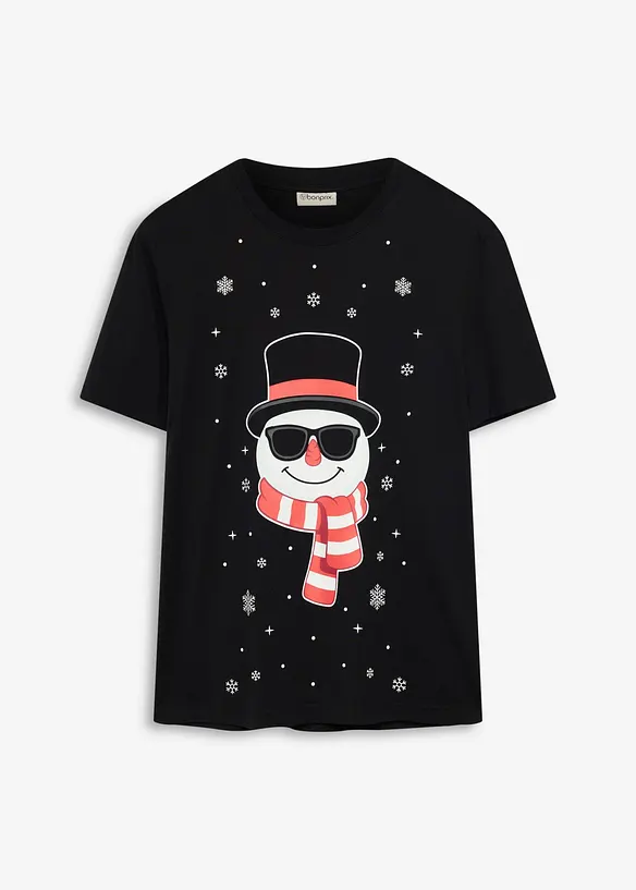 T-shirt natalizia in puro cotone biologico, bonprix