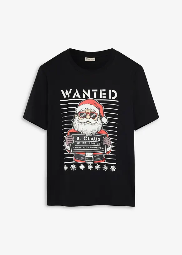 T-shirt natalizia in puro cotone biologico, bonprix