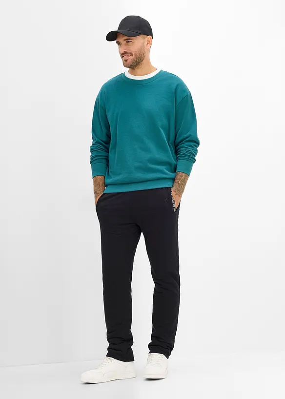 Pantaloni da jogging termici con pile soffice, bonprix
