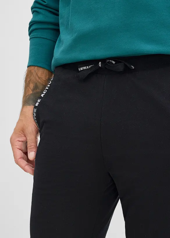 Pantaloni da jogging termici con pile soffice, bonprix