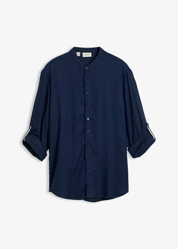 Camicia a maniche lunghe in misto lino fresco, bonprix
