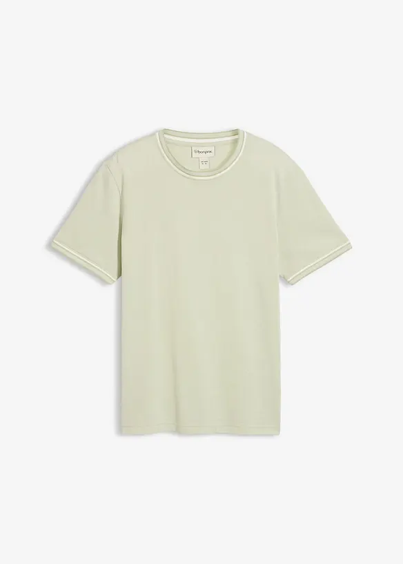 T-shirt in piquet di puro cotone biologico, bonprix