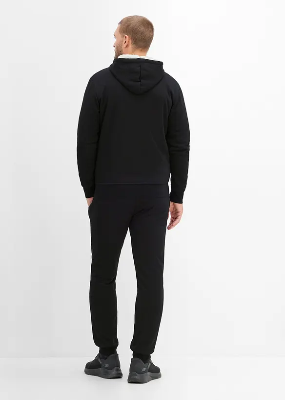Tuta sportiva termica con morbida fodera in pile teddy, bonprix