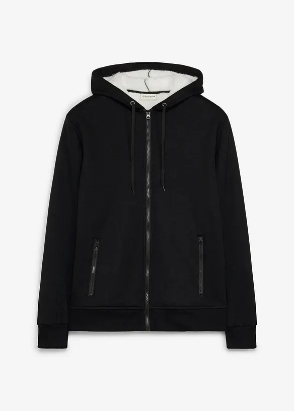 Tuta sportiva termica con morbida fodera in pile teddy, bonprix
