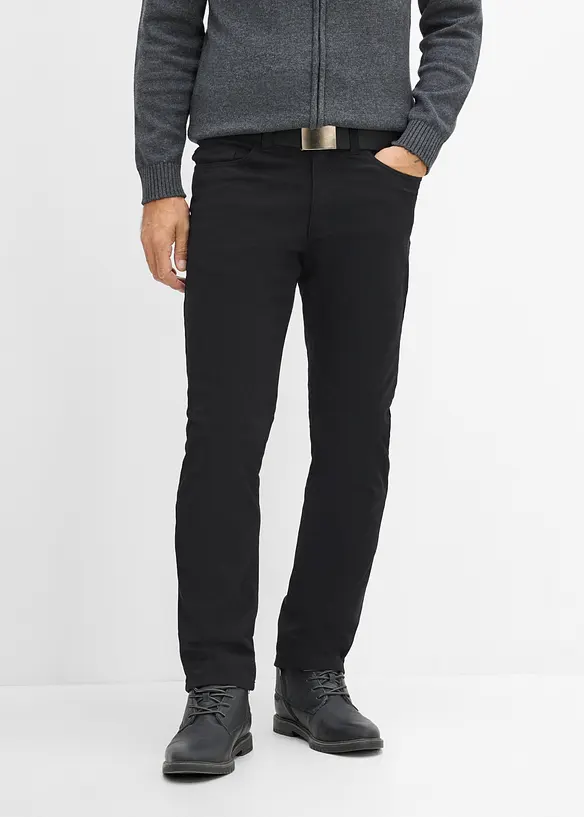 Pantaloni termici con cintura, regular fit straight, bonprix