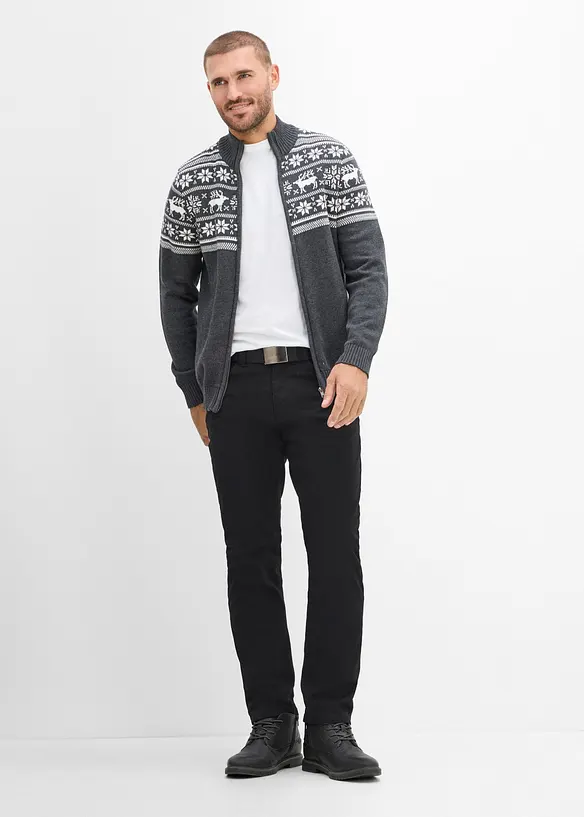 Pantaloni termici con cintura, regular fit straight, bonprix