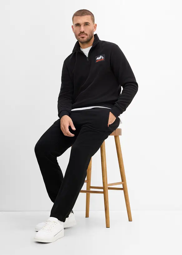Pantaloni da jogging in pile, regular fit, bonprix