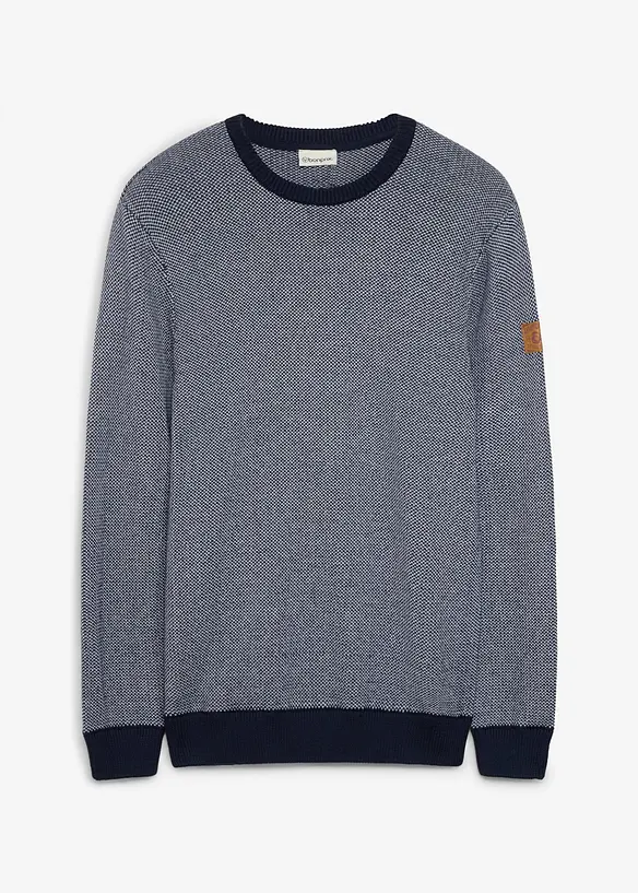 Maglione in  filato grosso di puro cotone, bonprix