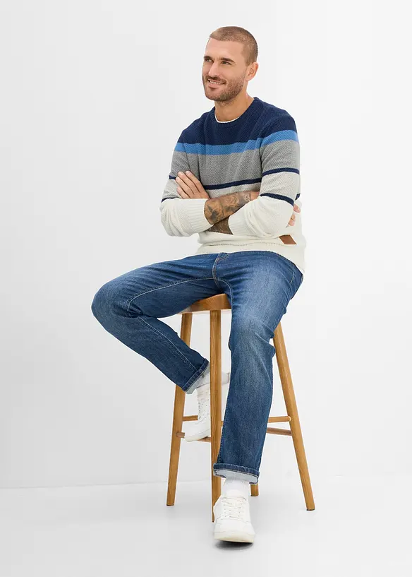 Maglione in  filato grosso di puro cotone, bonprix