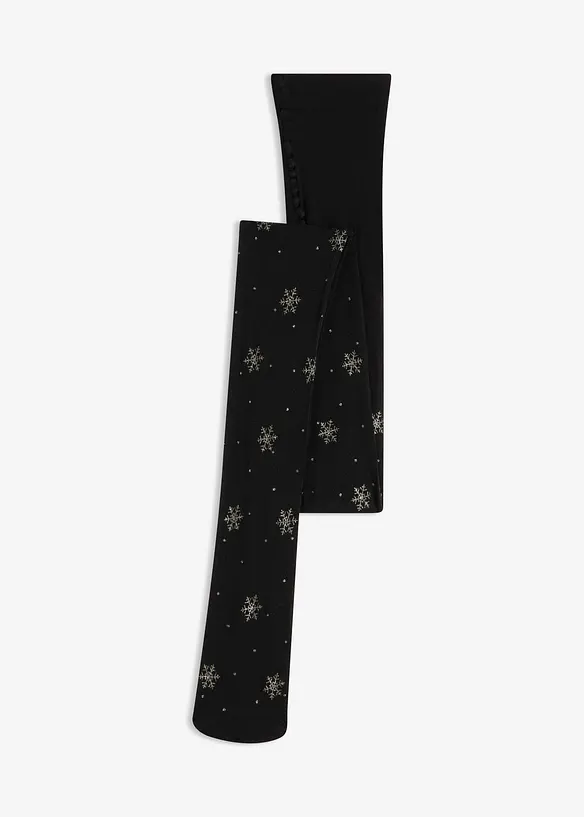 Collant con motivo natalizio 40 den, bonprix