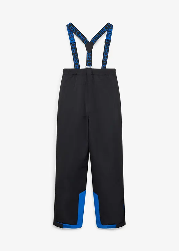 Pantaloni da neve impermeabili con bretelle staccabili, bonprix