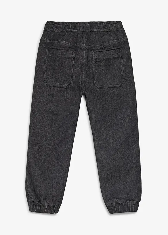 Jeans termici con elastico in vita e fodera in jersey, regular fit, bonprix