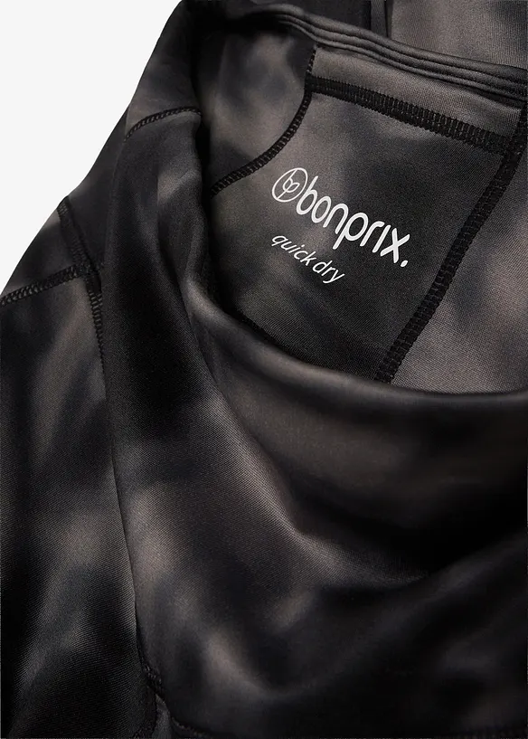 Leggings sportivi termici con tasca portacellulare, asciugatura rapida, bonprix