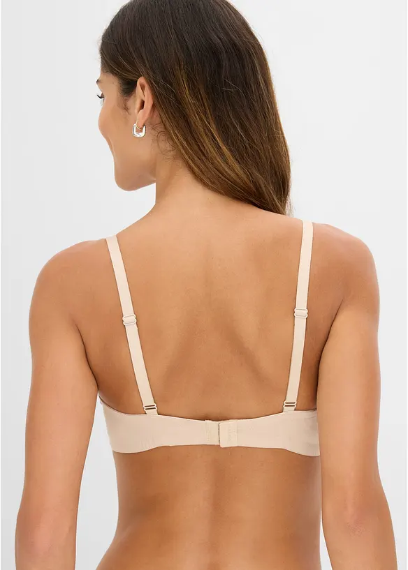 Reggiseno senza ferretto con cotone biologico (pacco da 3), bonprix