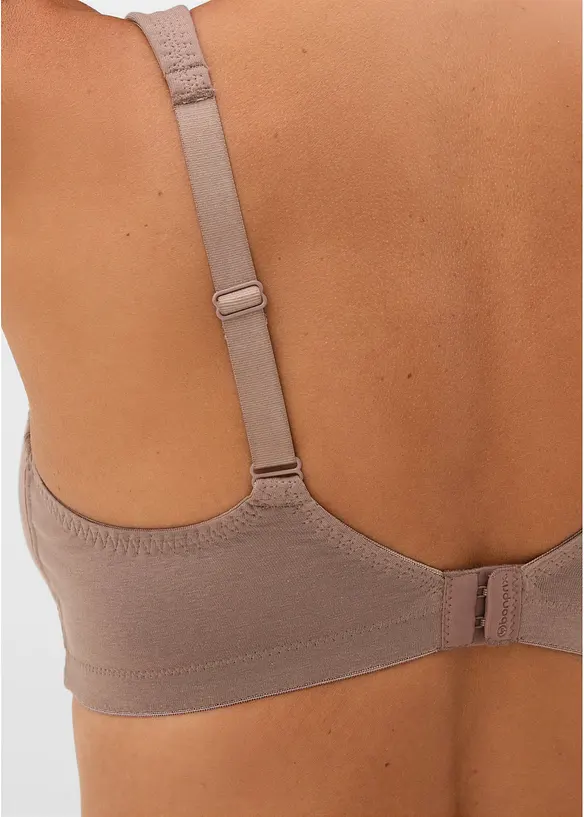 Reggiseno senza ferretto  con cotone biologico (pacco da 2), bonprix