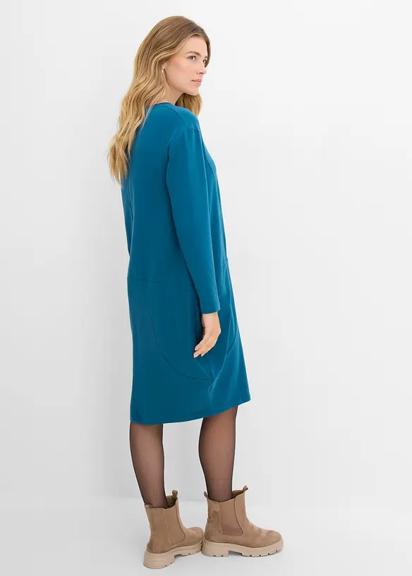 Abito in jersey dalla linea a uovo, bonprix