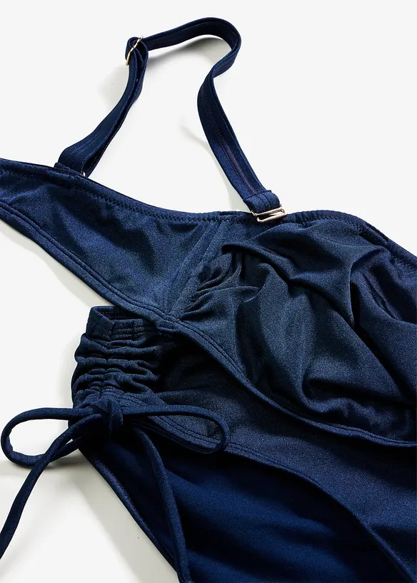 Bikini a balconcino  in materiale lucido (set 2 pezzi), bonprix