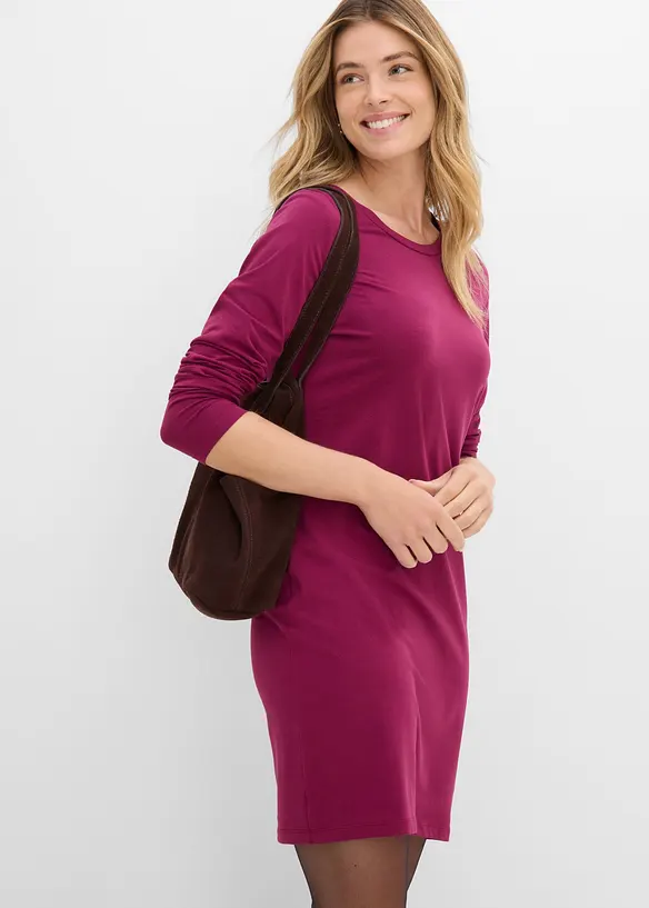 Abito in jersey di misto cotone elasticizzato (pacco da 2), bonprix