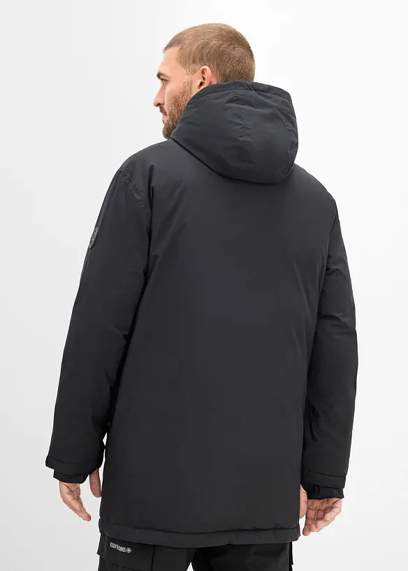 Parka tecnico impermeabile con vera piuma, bonprix
