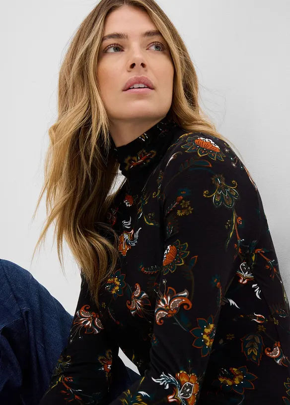 Maglia a collo alto, bonprix