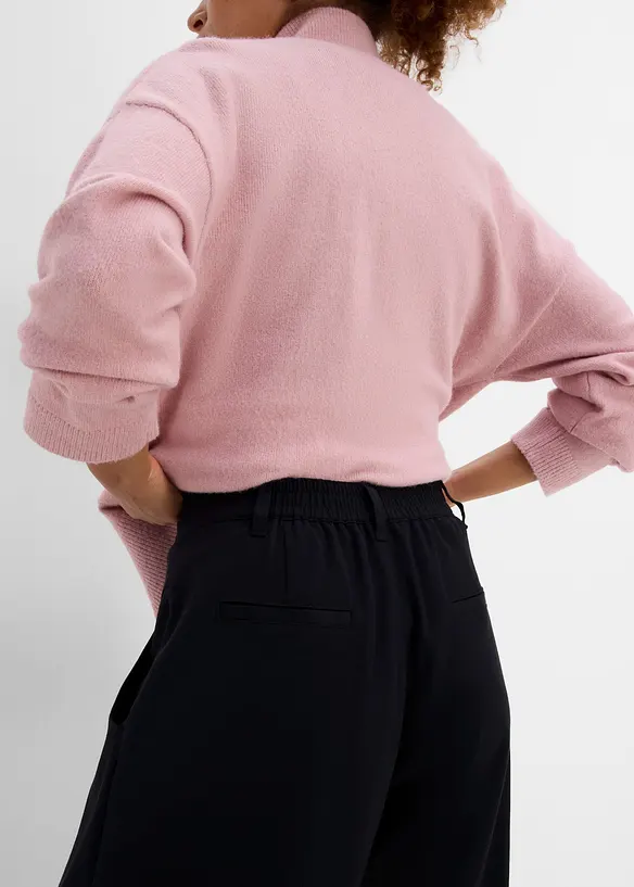 Pantaloni barrel in misto viscosa, bonprix