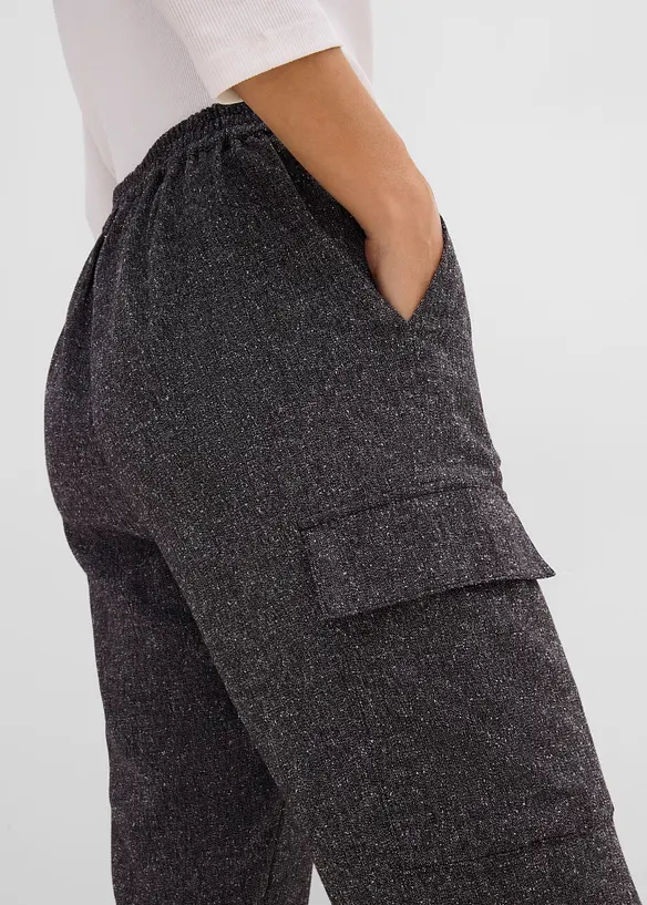 Pantaloni cargo in misto viscosa, bonprix