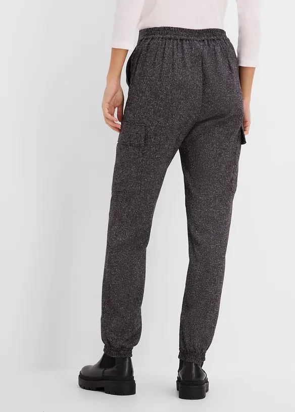 Pantaloni cargo in misto viscosa, bonprix