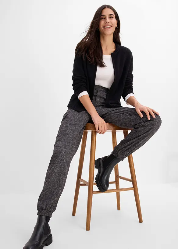 Pantaloni cargo in misto viscosa, bonprix