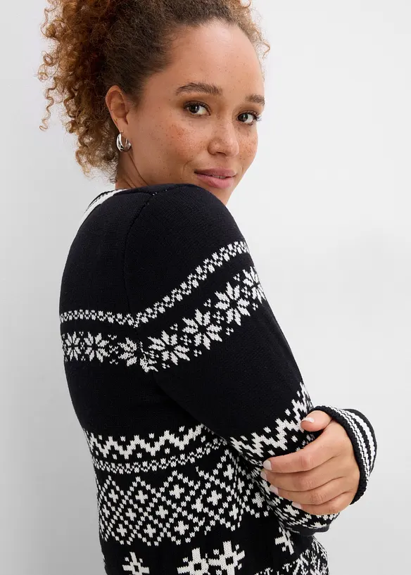 Maglione in misto cotone, bonprix