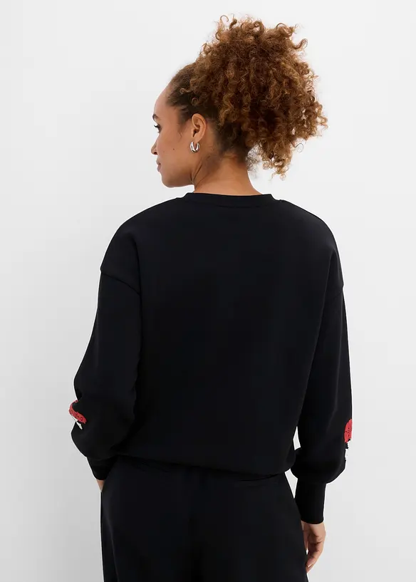 Felpa in misto cotone, bonprix