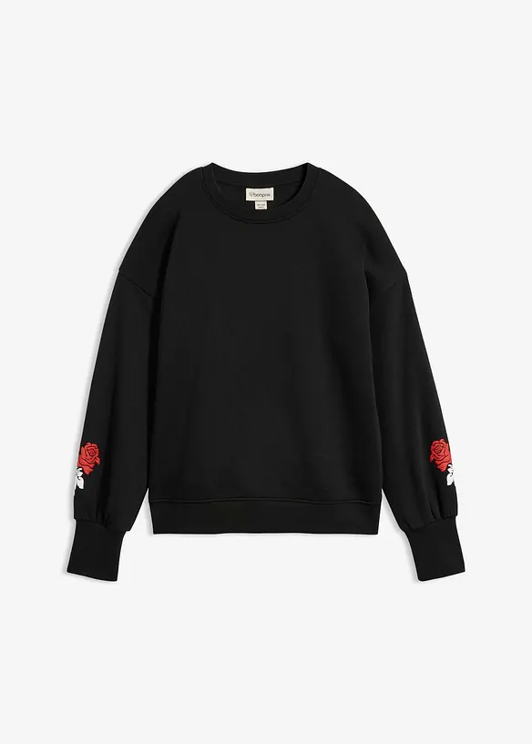 Felpa in misto cotone, bonprix