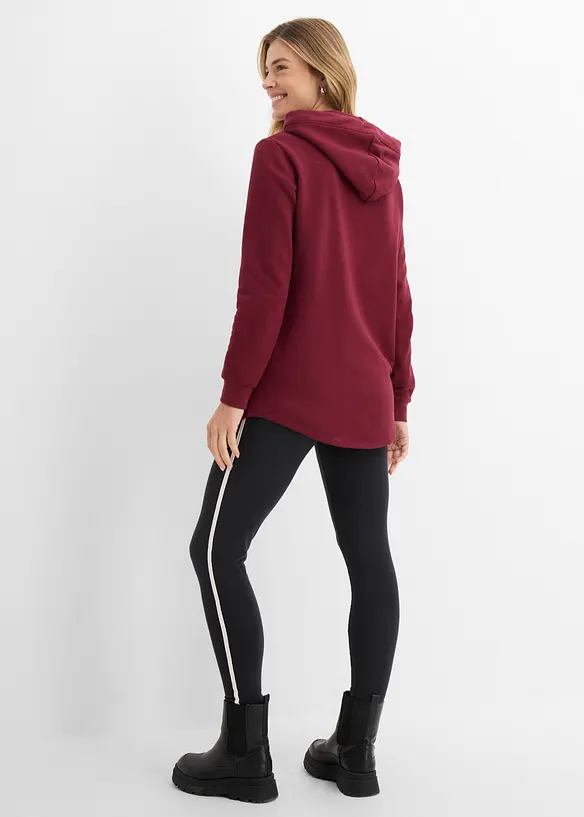 Tuta sportiva con felpa lunga e leggings (set 2 pezzi), bonprix