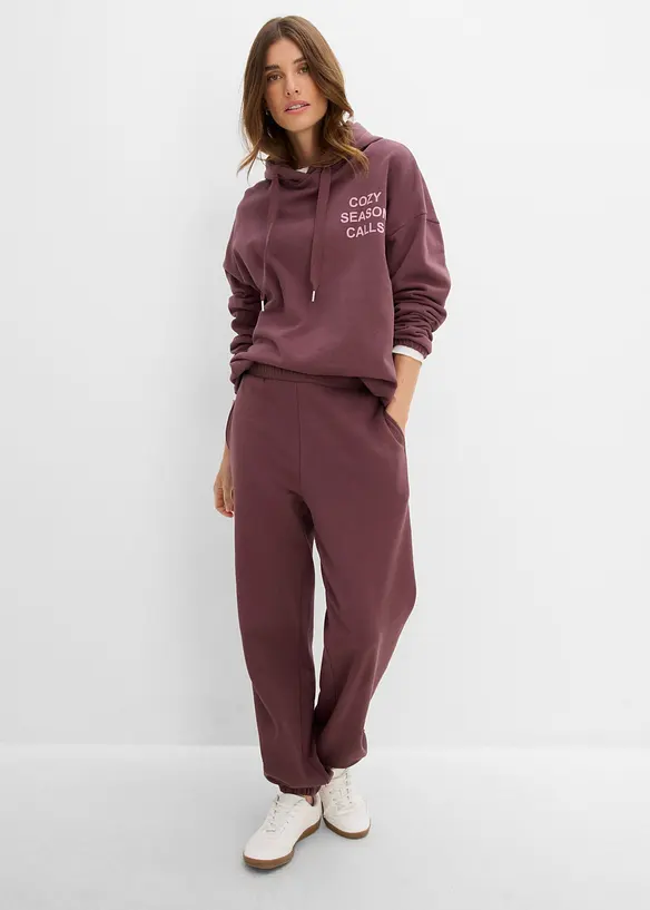 Felpa oversize in puro cotone, bonprix