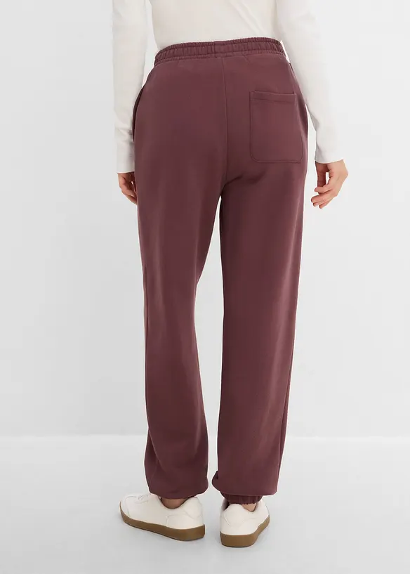 Pantaloni in felpa di puro cotone, bonprix