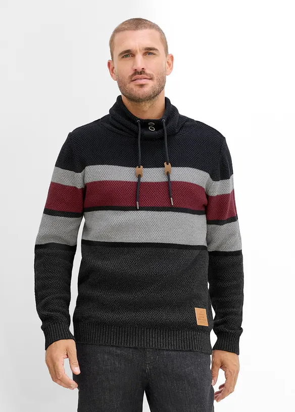 Maglione in  filato grosso di puro cotone, bonprix