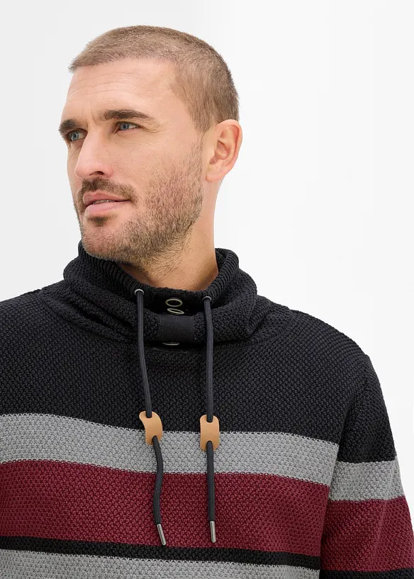 Maglione in  filato grosso di puro cotone, bonprix