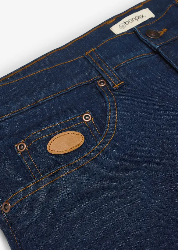 Jeans termici classic fit con fodera calda in pile, straight, bonprix