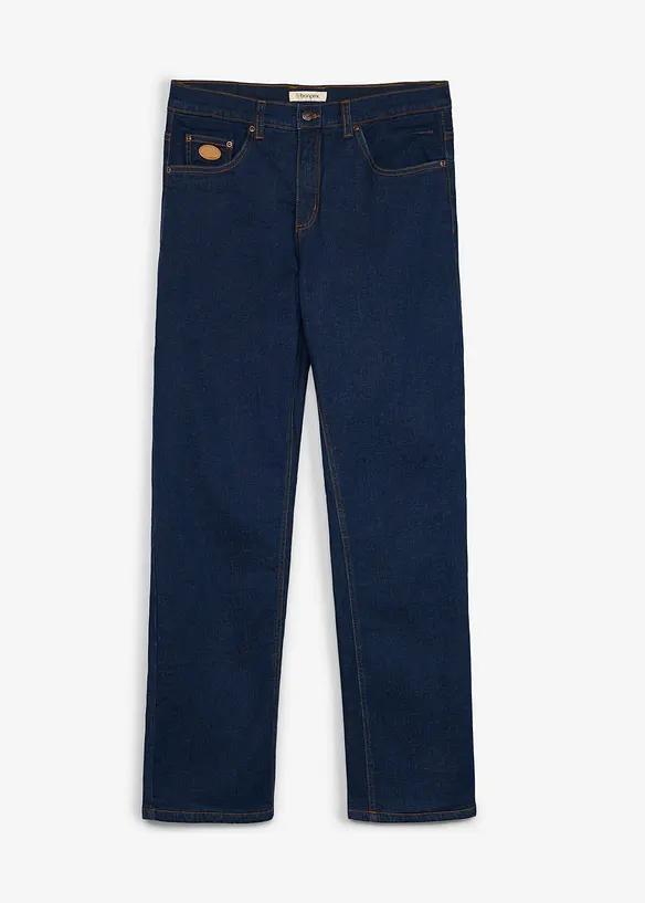 Jeans termici classic fit con fodera calda in pile, straight, bonprix