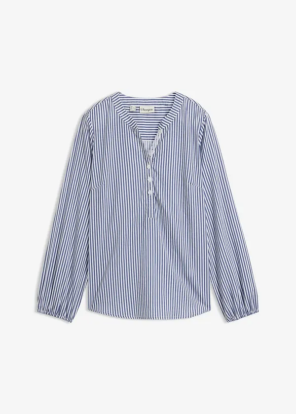 Tunica in puro cotone con guarnizione in pizzo, bonprix