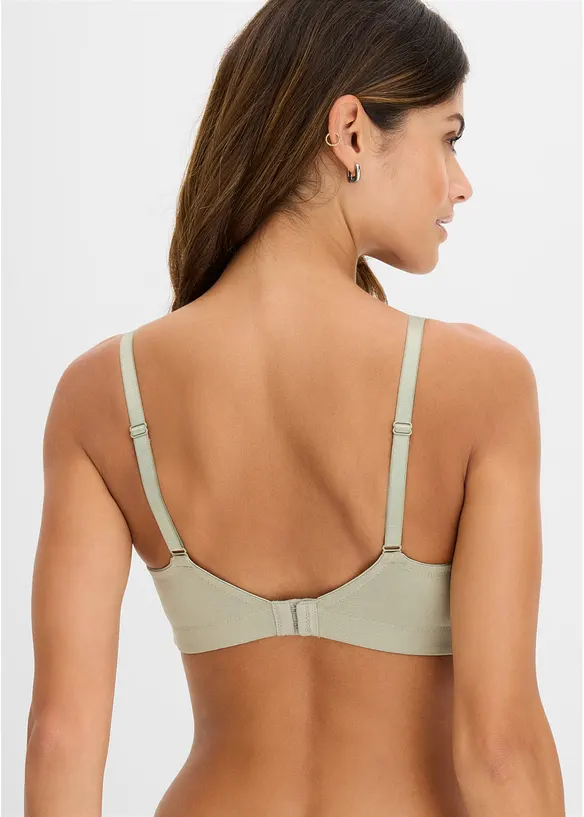 Reggiseno allattamento senza ferretto con cotone biologico (pacco da 3), bonprix