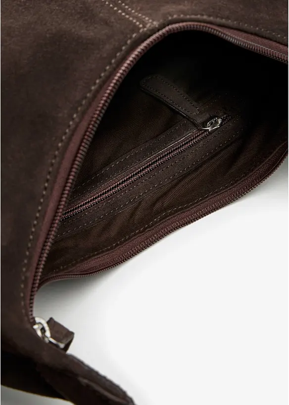 Borsa shopper in pelle scamosciata, bonprix