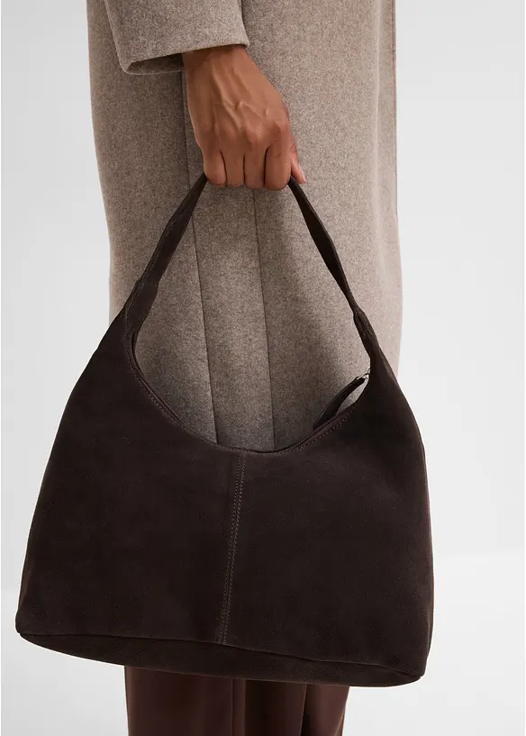 Borsa shopper in pelle scamosciata, bonprix