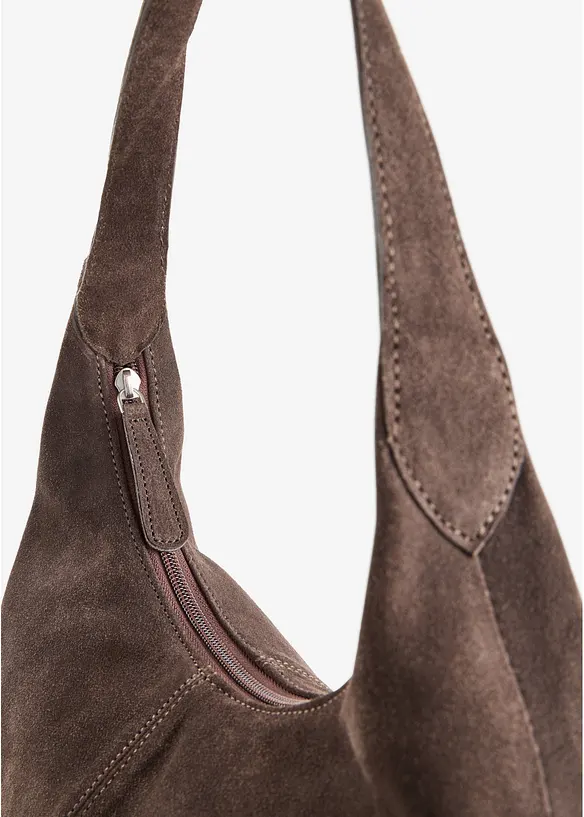 Borsa shopper in pelle scamosciata, bonprix
