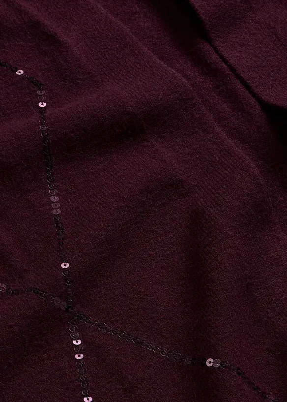 Cardigan lungo con paillettes, bonprix